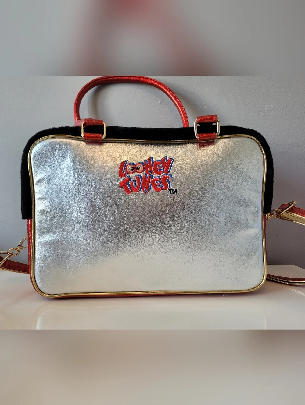 Irregular Choice Looney Tunes Tune In TV Screen Handbag, VGUC